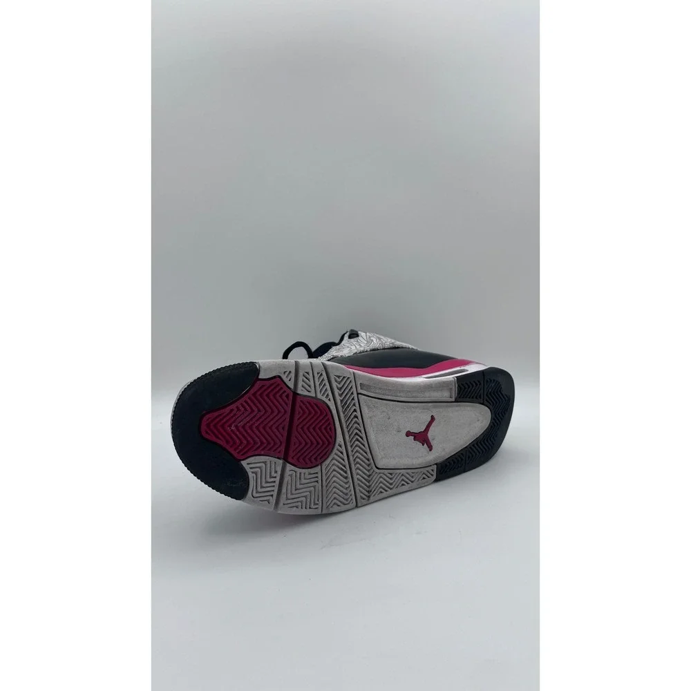 Jordan‎ Dub Zero Black Fireberry Laser Etched Sneakers 311046-162 Mens 9.5